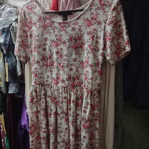 Forever 21 Flowered Dress NWOT